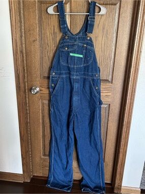 Men's Dark Blue Denim Overalls